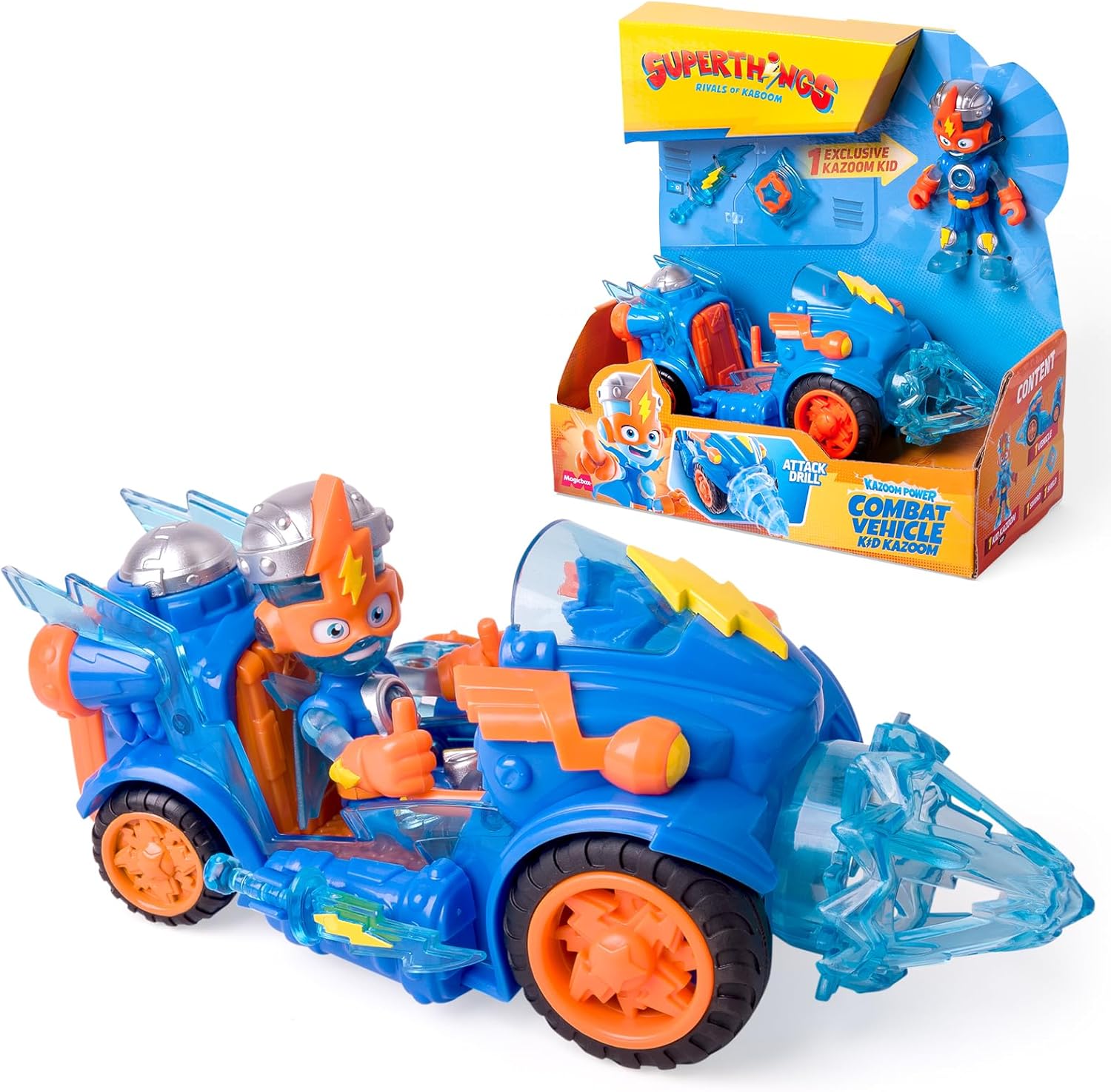 Superzings Kazoom Power carro Kid Kazoom