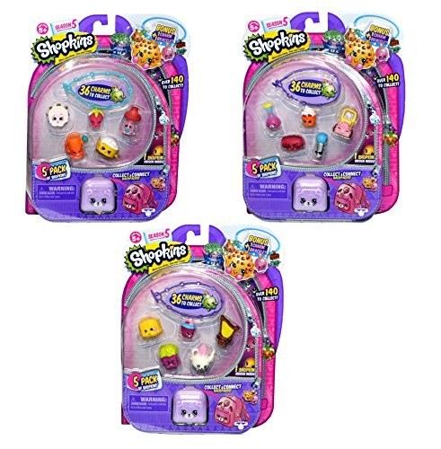 Shopkins 5 pack 5 figuras surtido