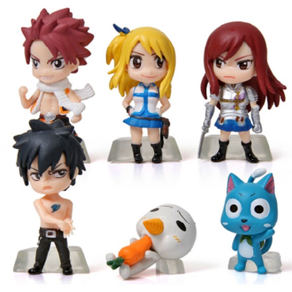 Fairy Tail pack 6 figuras