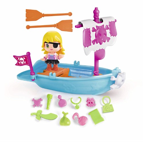 Pinypon bote pirata con figura 700014203