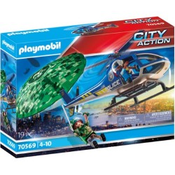 Playmobil City Action helicóptero policía