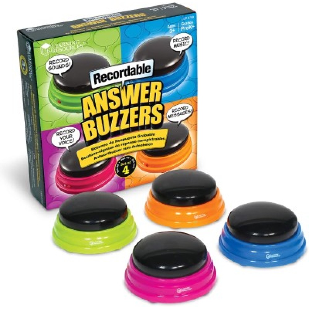 Botones de Respuestas Grabables Learning Resources