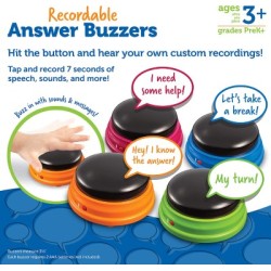 Botones de Respuestas Grabables Learning Resources