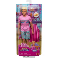 Barbie Misterios muñeco Ken playero venta de comidas Barbie Misterios muñeco Ken playero venta de comidas