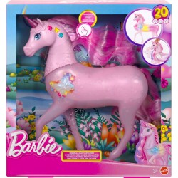 Unicornio de la Barbie con luces y música JCP78