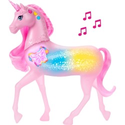 Unicornio de la Barbie con luces y música JCP78