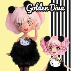 Muñeca manga 4SF Hello Kitty Golden Diva