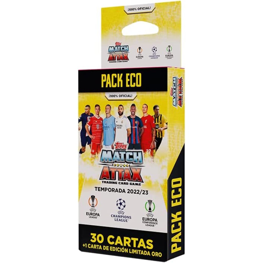 Topps Match Attax 2022/23 Eco Pack 30 Cartas