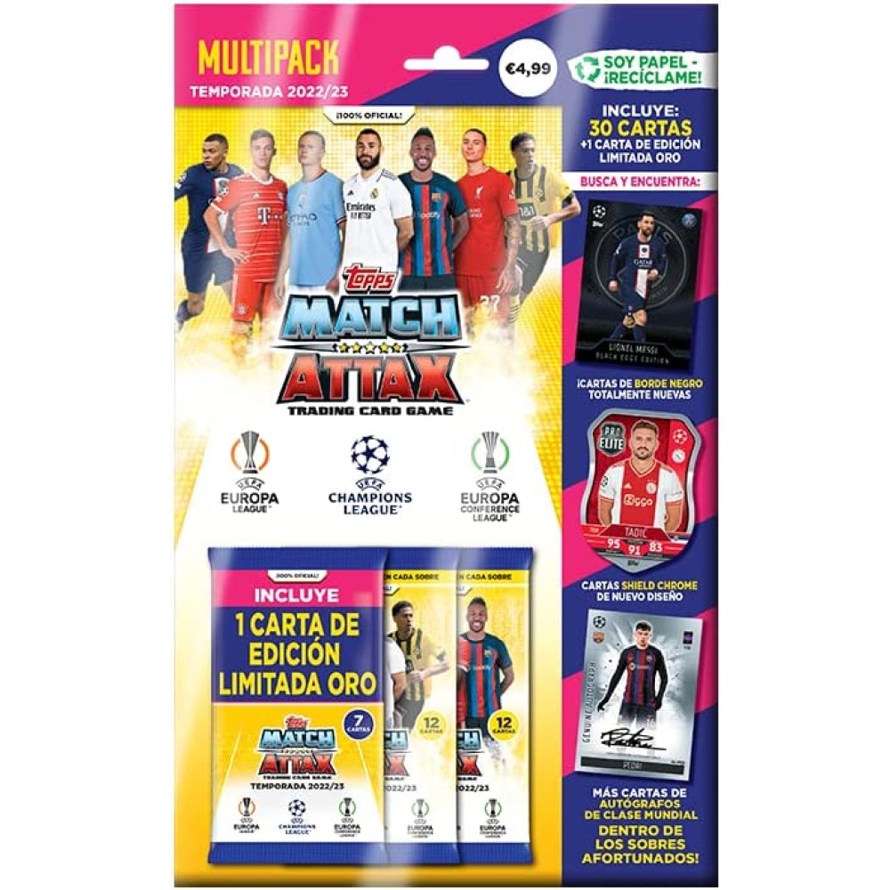 Topps Match Attax 2022/23 MultiPack 30 Cartas