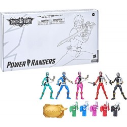 Power Rangers Dino Fury Set 5 muñecos F3308 Power Rangers Dino Fury Set 5 muñecos F3308