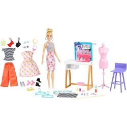 Barbie Set diseñadora de Modas HDY90 Barbie Set diseñadora de Modas HDY90