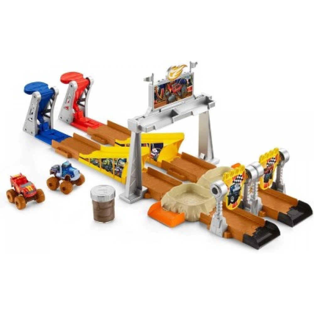 Blaze Monster Machines Pista de lodo Blaze Monster Machines Pista de lodo