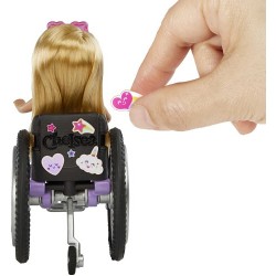 Barbie Chelsea en silla de ruedas - Rubia Barbie Chelsea en silla de ruedas - Rubia