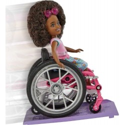 Barbie Chelsea en silla de ruedas - Morena