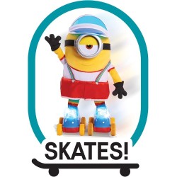 Minions peluche Stuart patina luces y sonidos Minions peluche Stuart patina luces y sonidos