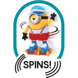Minions peluche Stuart patina luces y sonidos Minions peluche Stuart patina luces y sonidos
