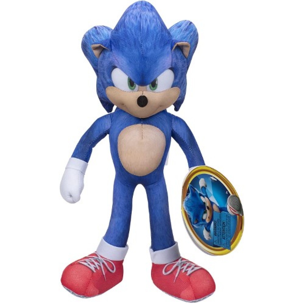 Sonic de peluche 2 hablando 33 cm