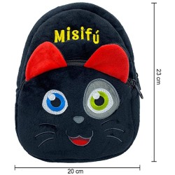 Tatty morral infantil de felpa gato Misifú