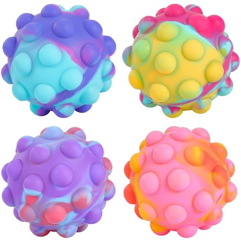 Pelotas de silicona antiestrés Fidget 3D 