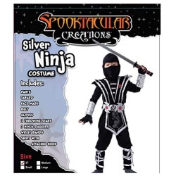 Disfraz Ninja de Plata