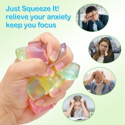 Cubos de hielo squishy multicolores Cubos de hielo squishy multicolores