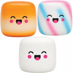 Pack de 3 masmelos squishy juguetes antiestrés Pack de 3 masmelos squishy juguetes antiestrés