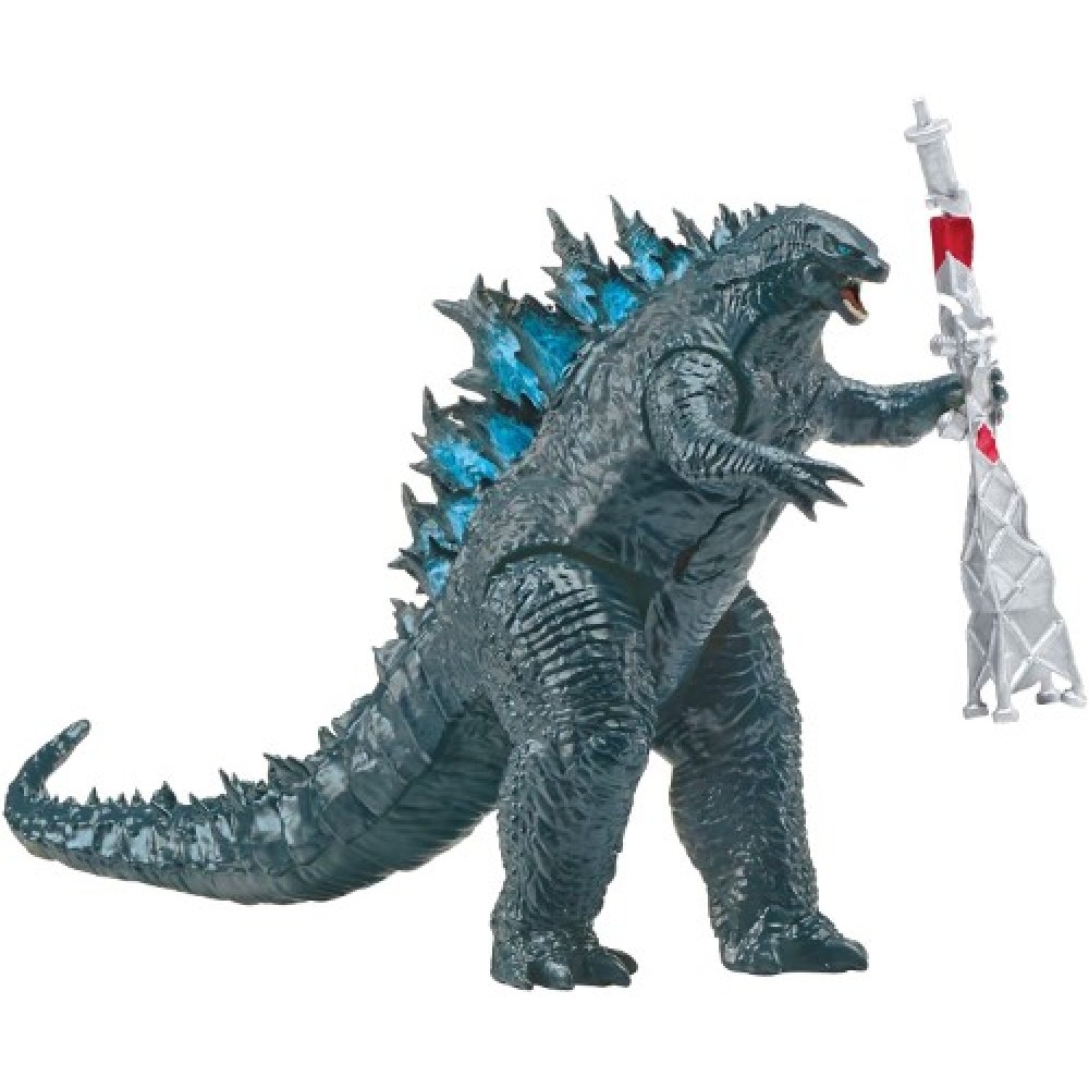 Figura de Godzilla con Torre telecomunicaciones Figura de Godzilla con Torre telecomunicaciones