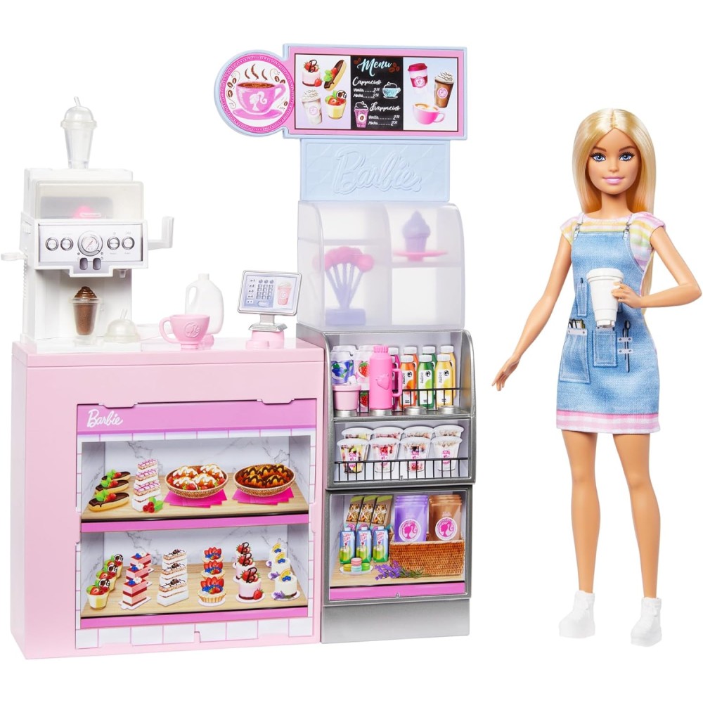 La Cafetería de Barbie muñeca Quiero ser Barista HXN94