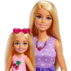 Barbie familia y amigos hermanas de picnic JBF43