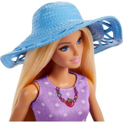 Barbie familia y amigos hermanas de picnic JBF43