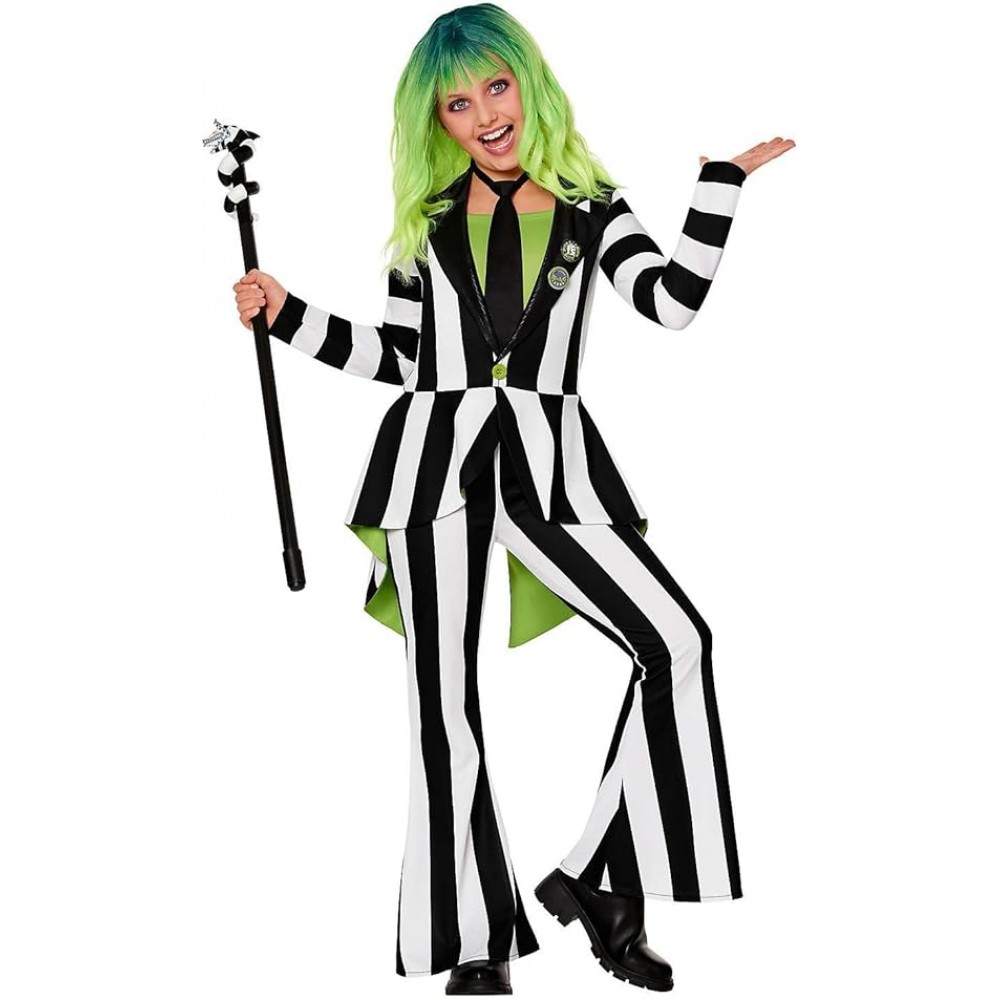 Disfraz de Beetlejuice para niñas Spirit Halloween