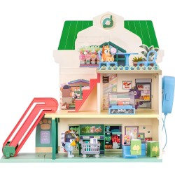Bluey Playset Supermercado con Bluey y Bingo