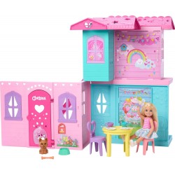 Barbie la casita plegable de Chelsea JFW49