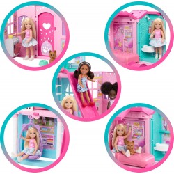 Barbie la casita plegable de Chelsea JFW49