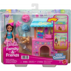 Barbie La fiesta sorpresa de Chelsea y su mascota JJB41
