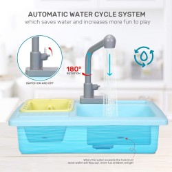 Lavaplatos de juguete con agua de verdad Cute Stone