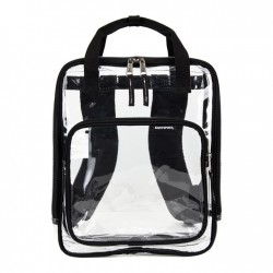 Eastsport morral transparente 33 cm - negro