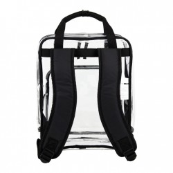Eastsport morral transparente 33 cm - negro
