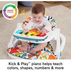Fisher-Price patea y juega Silla con piano para bebés