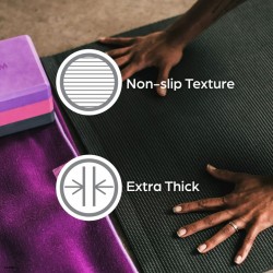 Gaiam mat de yoga grosor 6 mm - importado