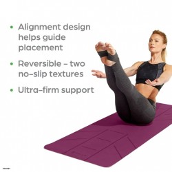 Gaiam mat de yoga grosor 6 mm - importado