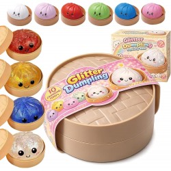 Glitter Dumpling Squishy Box Cofre Slime Sorpresa Glitter Dumpling Squishy Box Cofre Slime Sorpresa