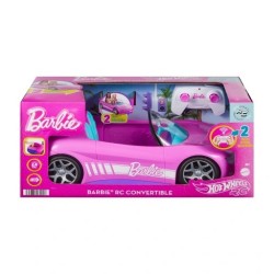 Carro Hot Wheels de la Barbie a control remoto JBH05