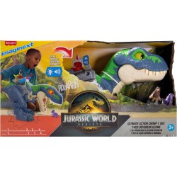 Imaginext Jurassic World Gran T Rex mordida extrema