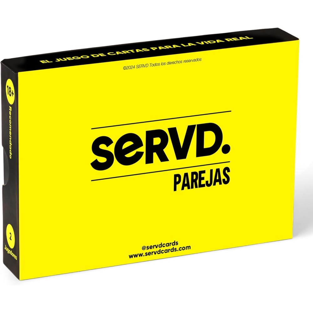 Juego de cartas SERVD Parejas