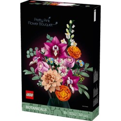 LEGO Botanicals Buqué fantasía en rosa 10342