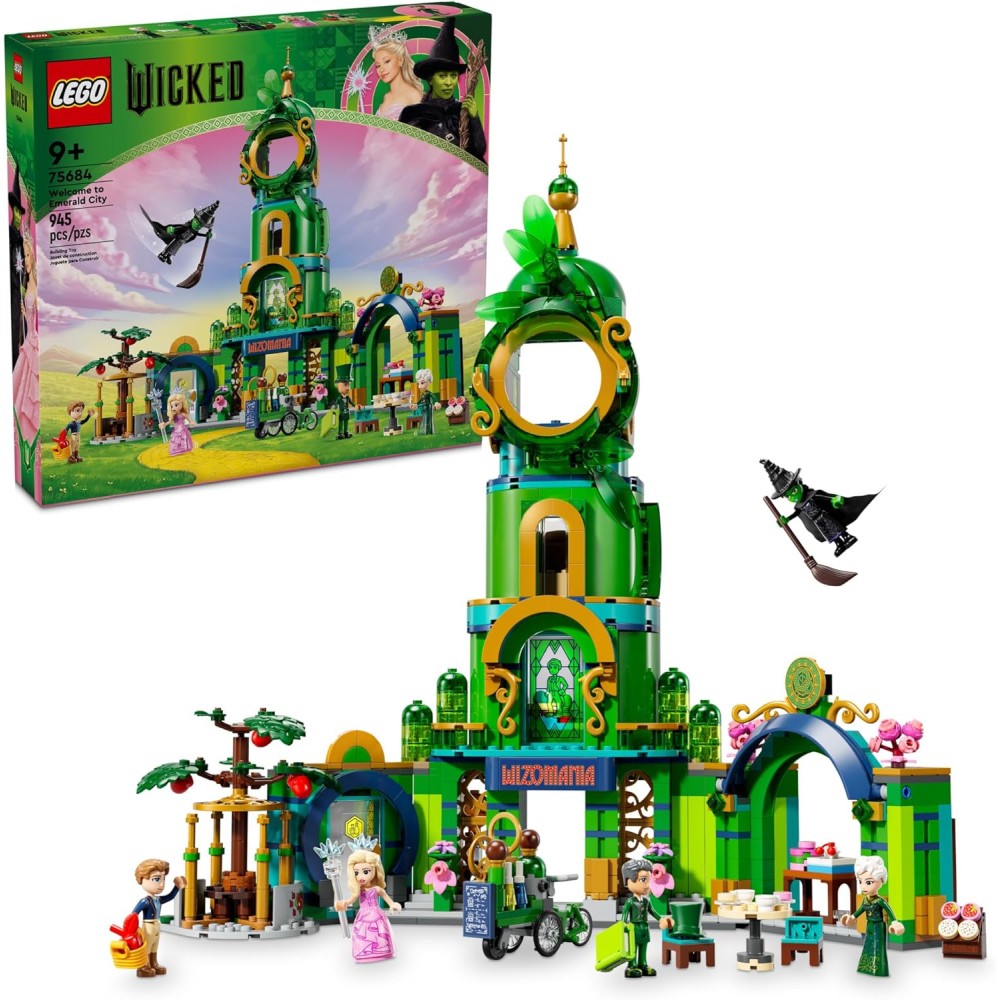 LEGO Wicked Set Bienvenidos a la Ciudad Esmeralda 75684