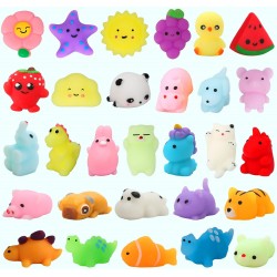 Caja con 30 juguetes sensoriales antiestrés Mochi Squishy Caja con 30 juguetes sensoriales antiestrés Mochi Squishy