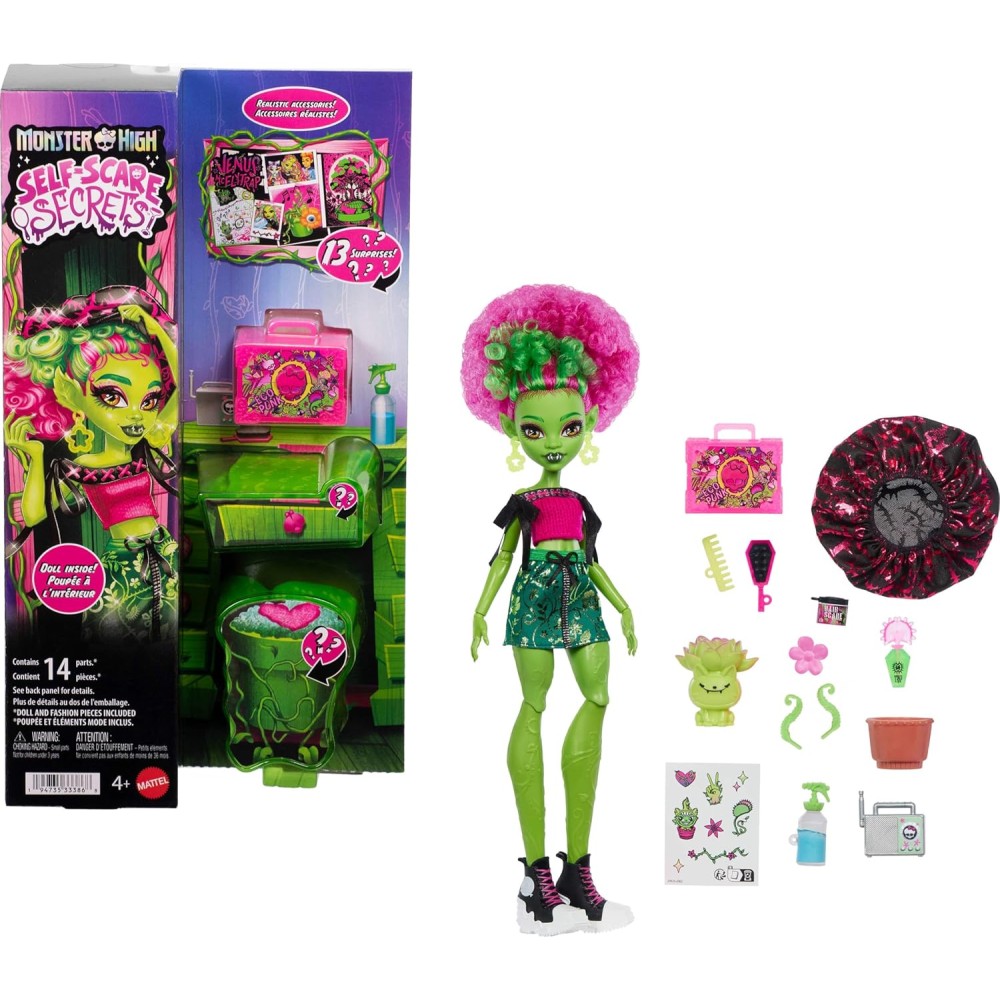 Monster High Self-Scare Secrets muñeca Venus JHK45