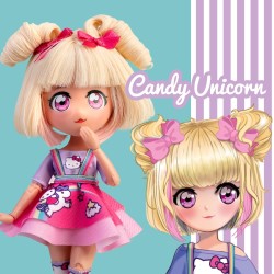 Muñeca manga 4SF Hello Kitty Candy Unicorn
